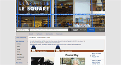 Desktop Screenshot of librairielesquare.com